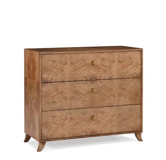 Hickory White Samarkand Burl Chest 875-61